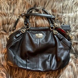 Authentic Vintage Coach Black Satchel